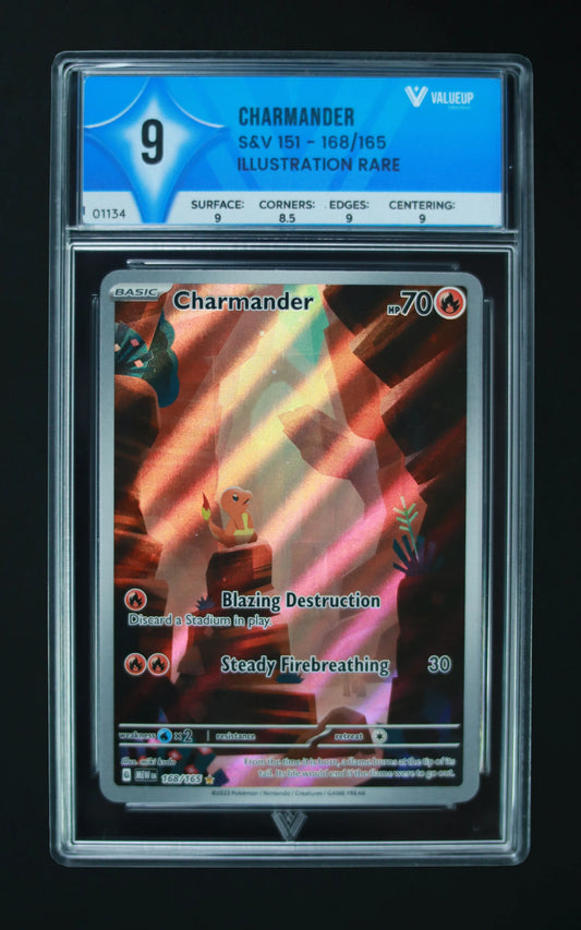 01134 CHARMANDER Grading Card
