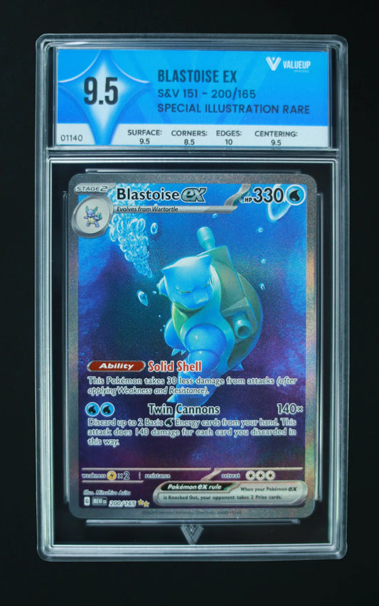 01140 BLASTOISE EX Grading Card