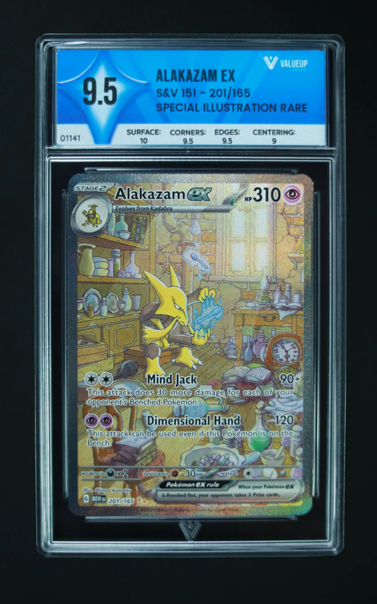01141 ALAKAZAM EX Grading Card