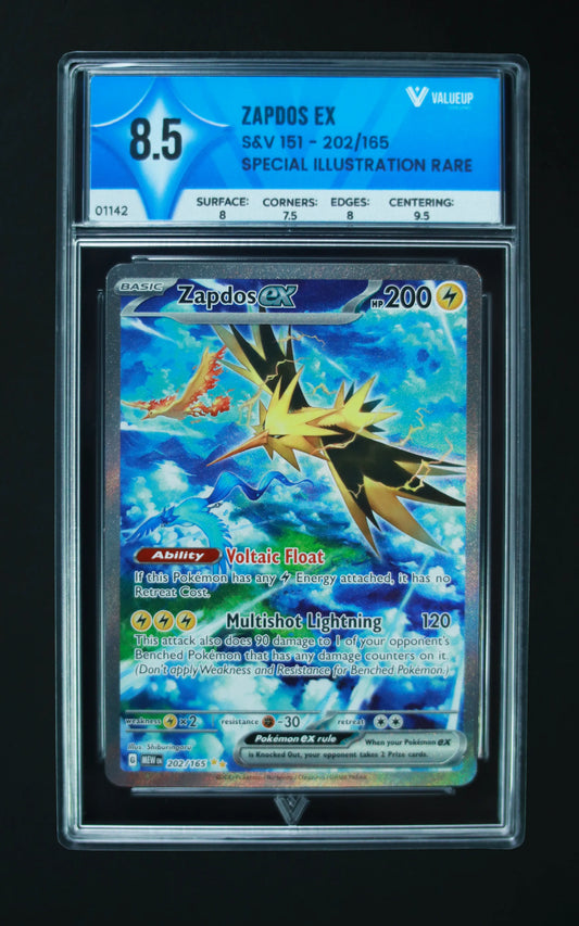 01142 ZAPDOS EX Grading Card