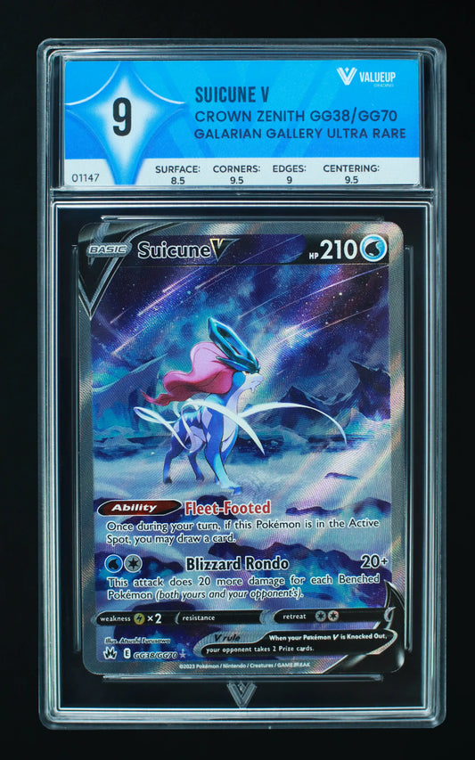 01147 SUICUNE V Grading Card