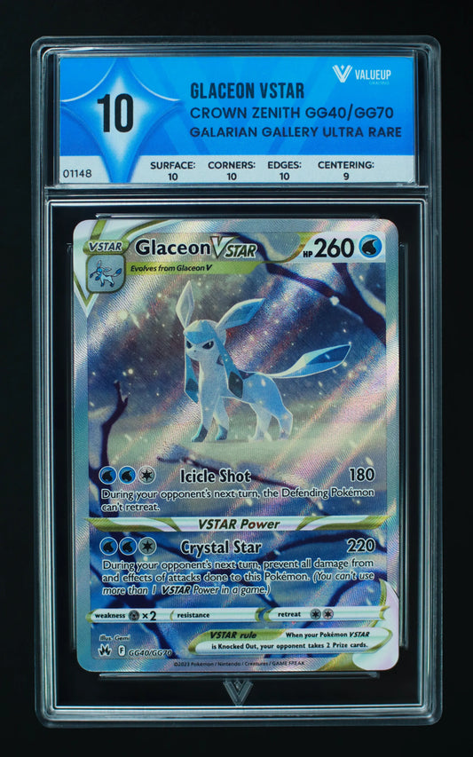 01148 GLACEON VSTAR Grading Card