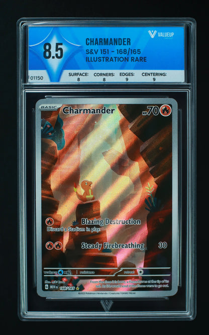 01150 CHARMANDER Grading Card