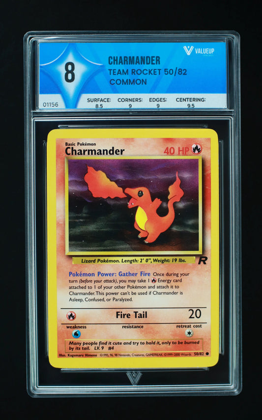 01156 CHARMANDER Grading Card