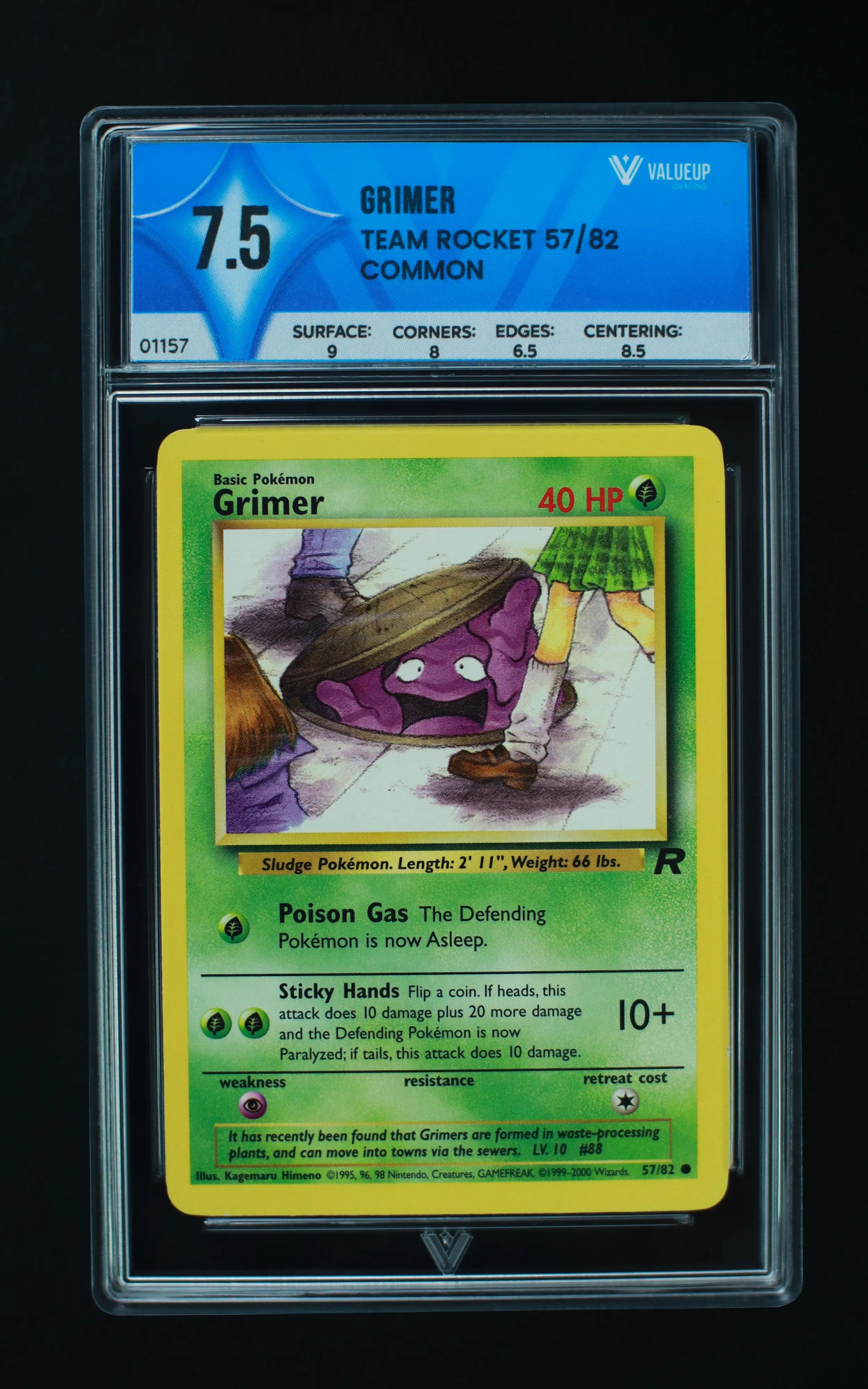 01157 GRIMER Grading Card