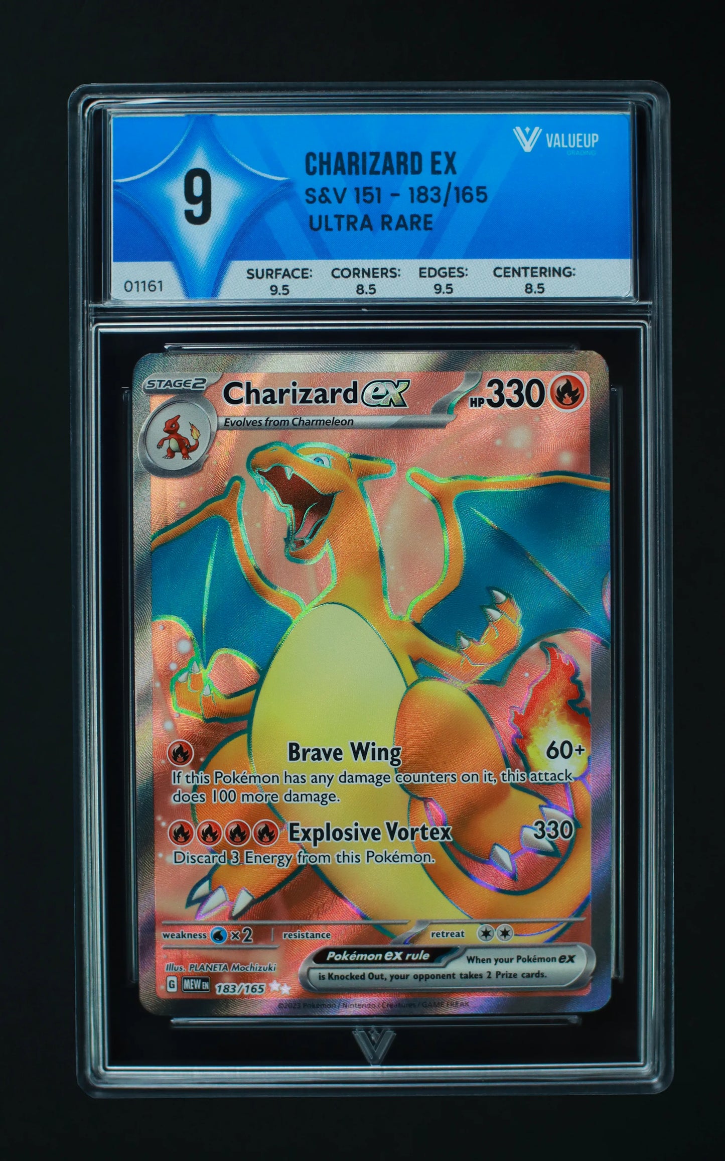 01161 CHARIZARD EX Grading Card