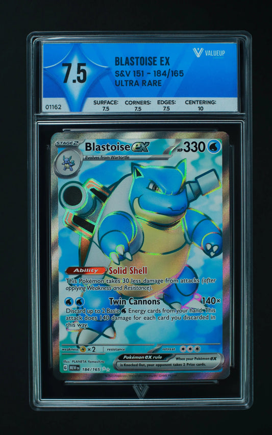 01162 BLASTOISE EX Grading Card