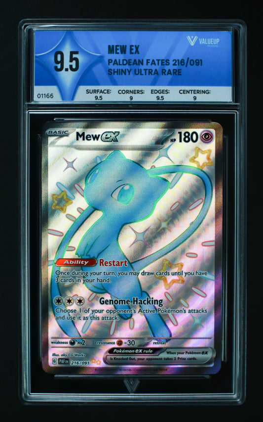 01166 MEW EX Grading Card