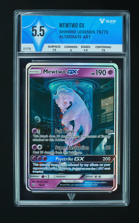 01176 MEWTWO GX Grading Card