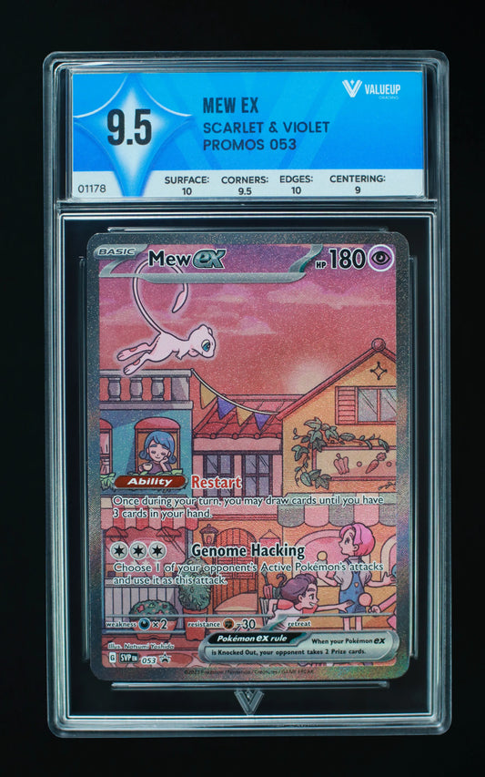 01178 MEW EX Grading Card