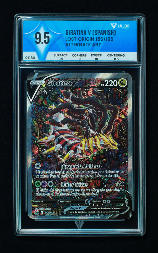 01180 GIRATINA V (SPANISH) Grading Card