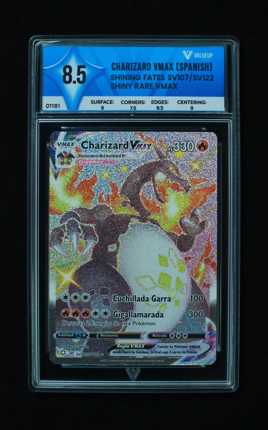01181 CHARIZARD VMAX (SPANISH) Grading Card