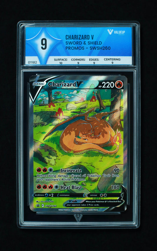 01182 CHARIZARD V Grading Card