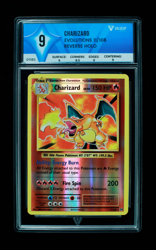 01185 CHARIZARD Grading Card