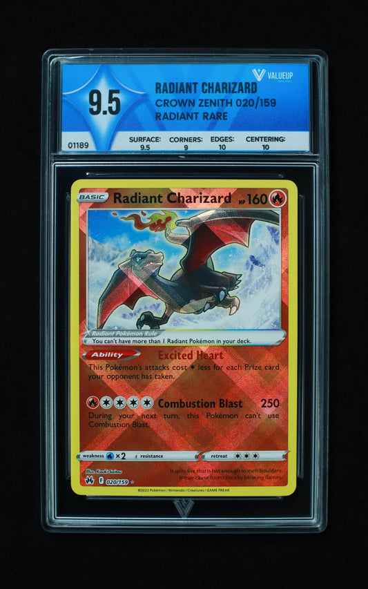 01189 RADIANT CHARIZARD Grading Card