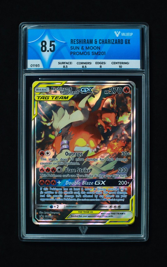 01193 RESHIRAM & CHARIZARD GX