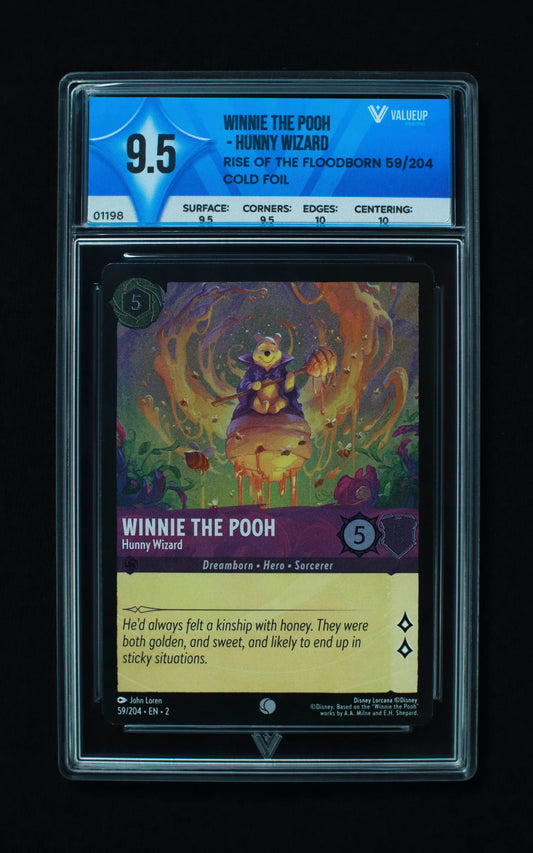 01198 WINNIE THE POOH - HUNNY WIZARD Grading Card