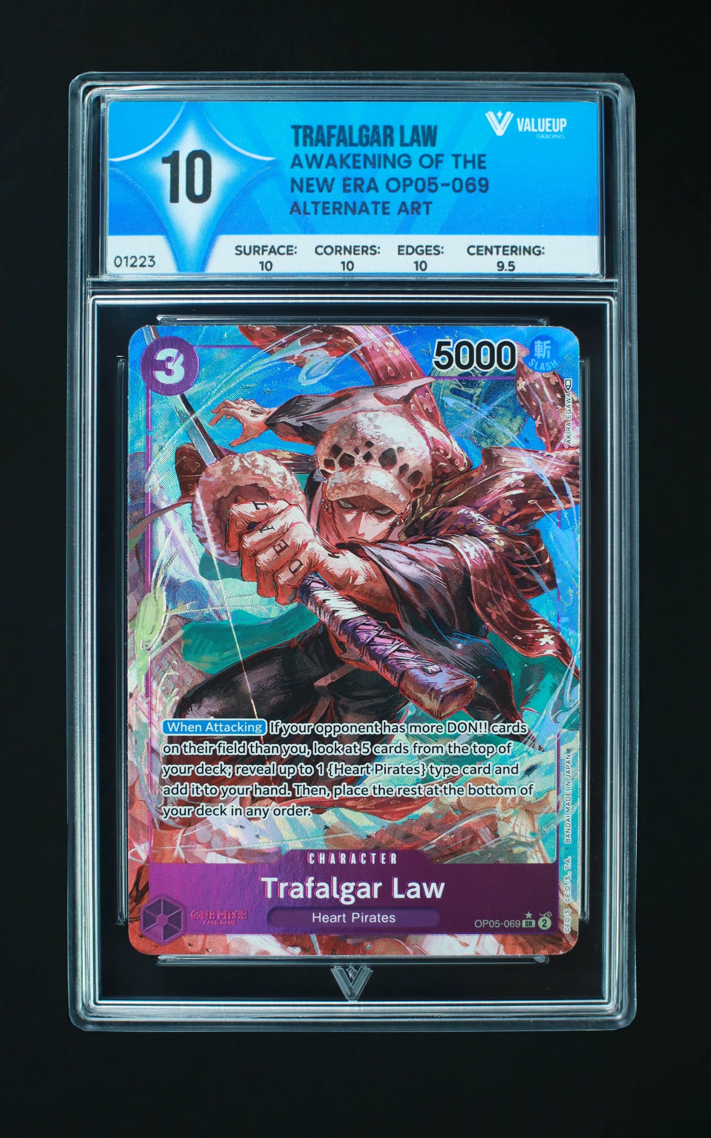 01223 TRAFALGAR LAW Grading Card