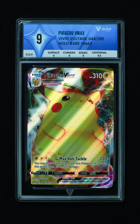 01241 PIKACHU VMAX Grading Card