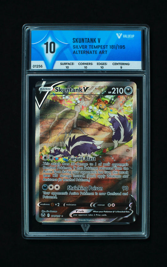01256 SKUNTANK V Grading Card