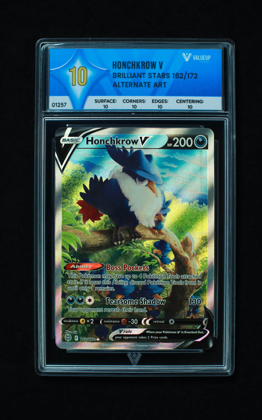 01257 HONCHKROW V Grading Card