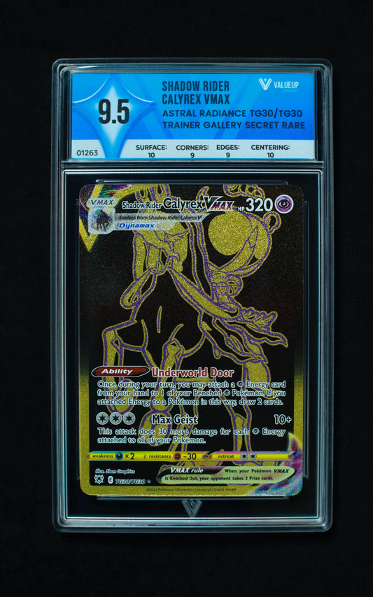 01263 SHADOW RIDER CALYREX VMAX Grading Card