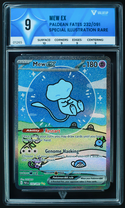 01265 MEW EX Grading Card