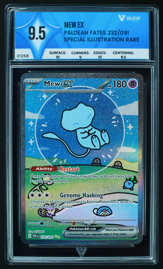 01268 MEW EX Grading Card