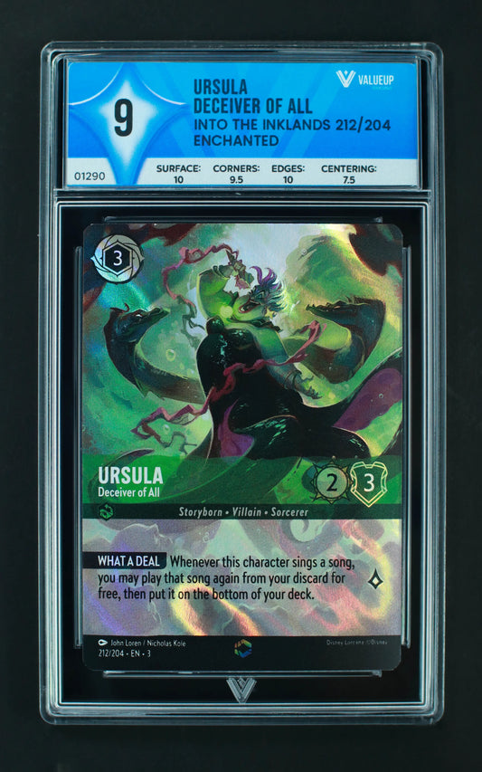 01290 URSULA DECEIVER OF ALL Grading Card
