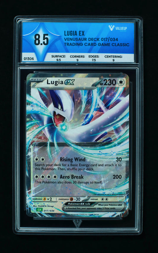 01306 LUGIA EX Grading Card