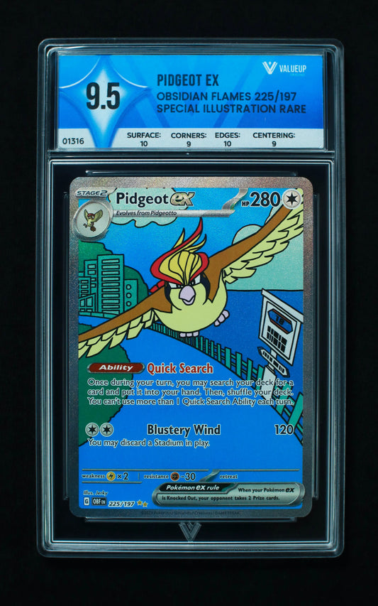 01316 PIDGEOT EX Grading Card