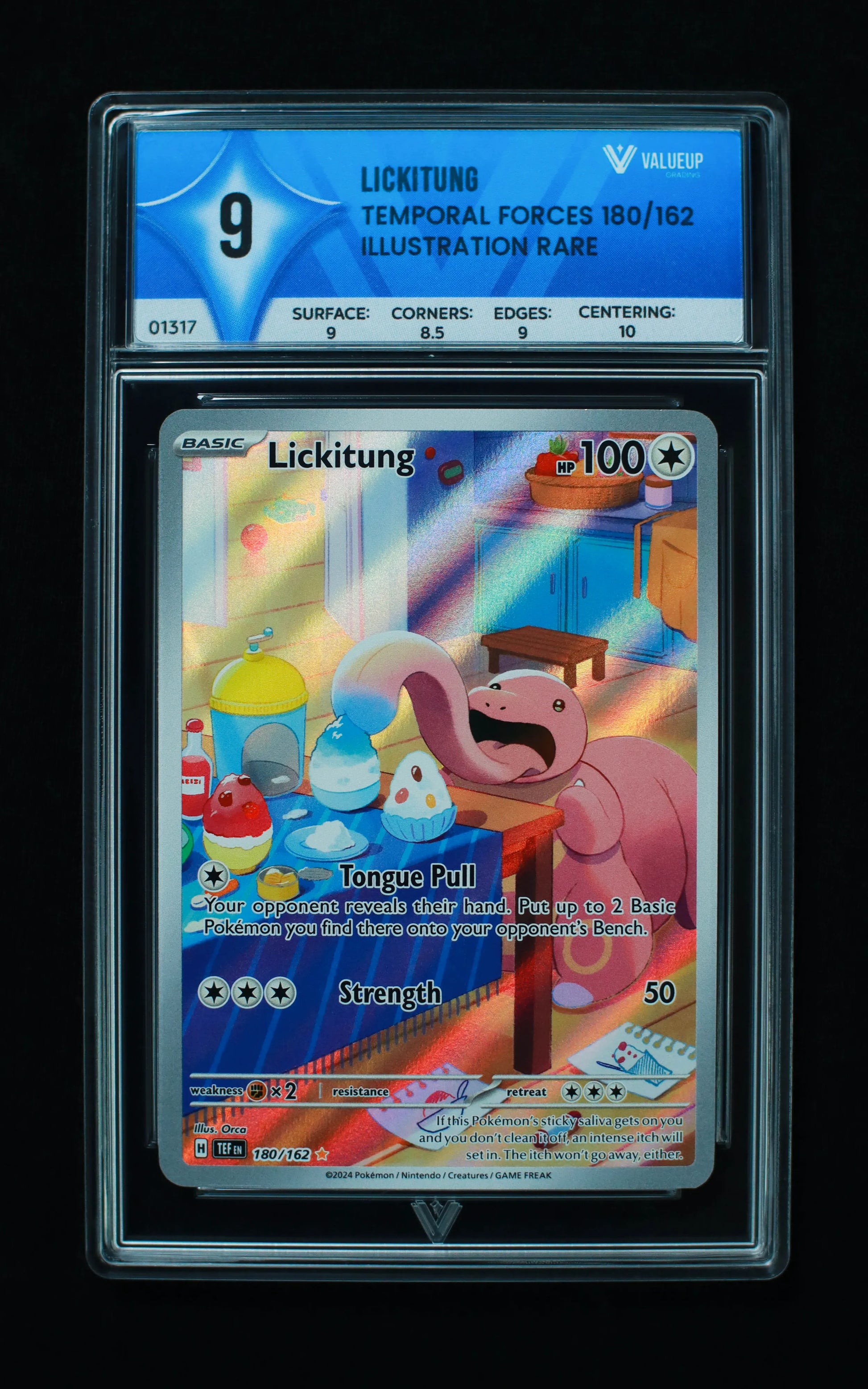 01317 LICKITUNG Grading Card