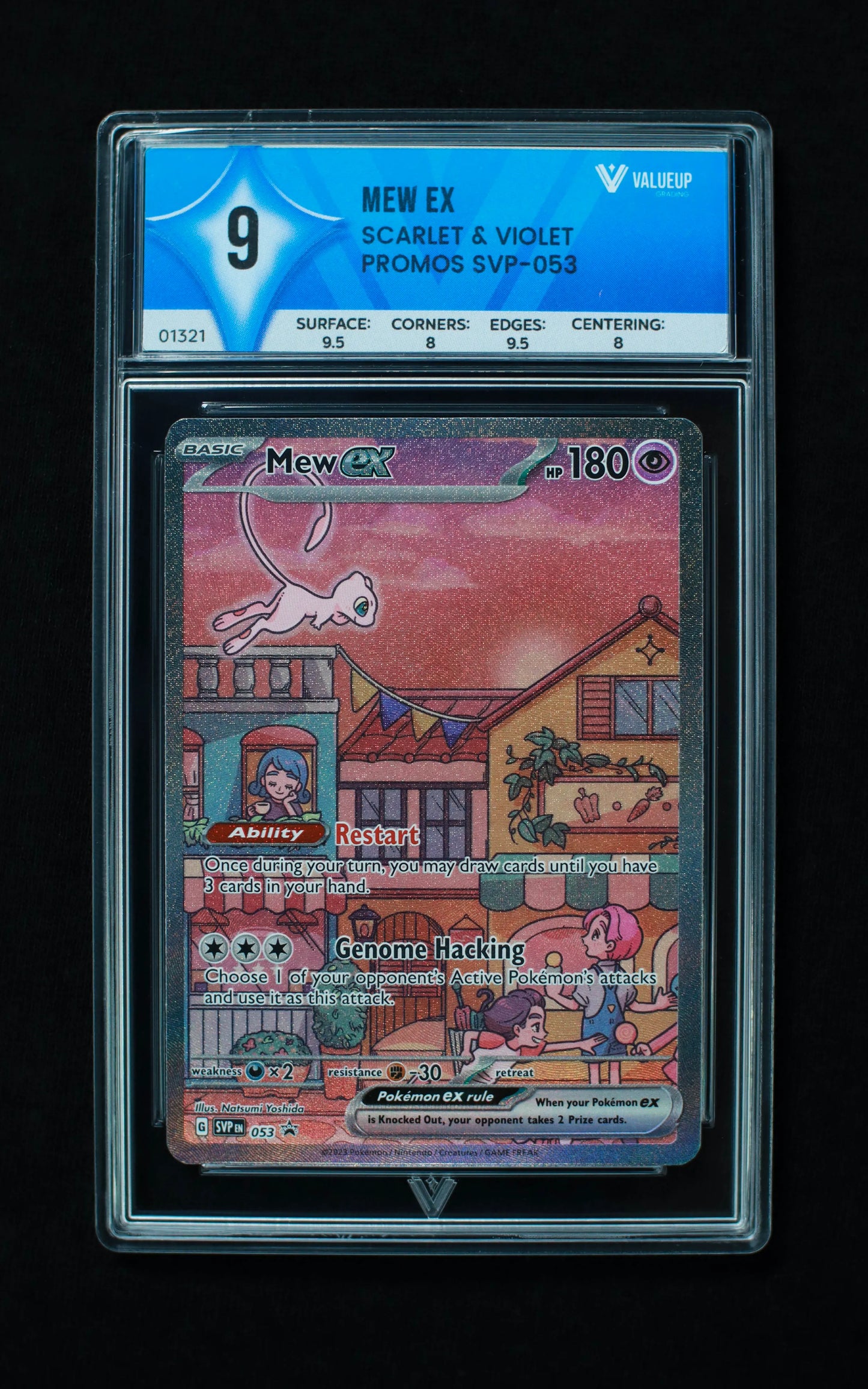 01321 MEW EX Grading Card