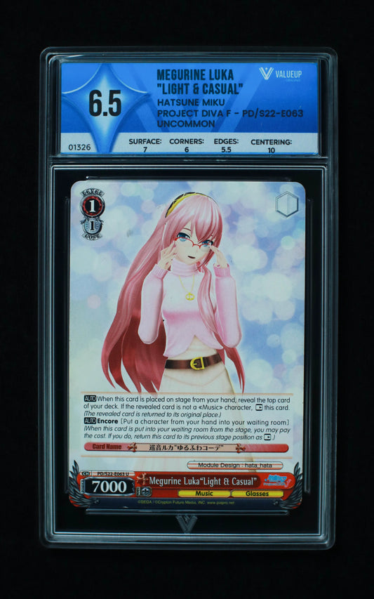 01326 MEGURINE LUKA "LIGHT & CASUAL" Grading Card