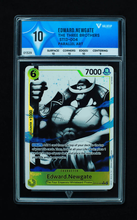 01329 EDWARD. NEWGATE Grading Card