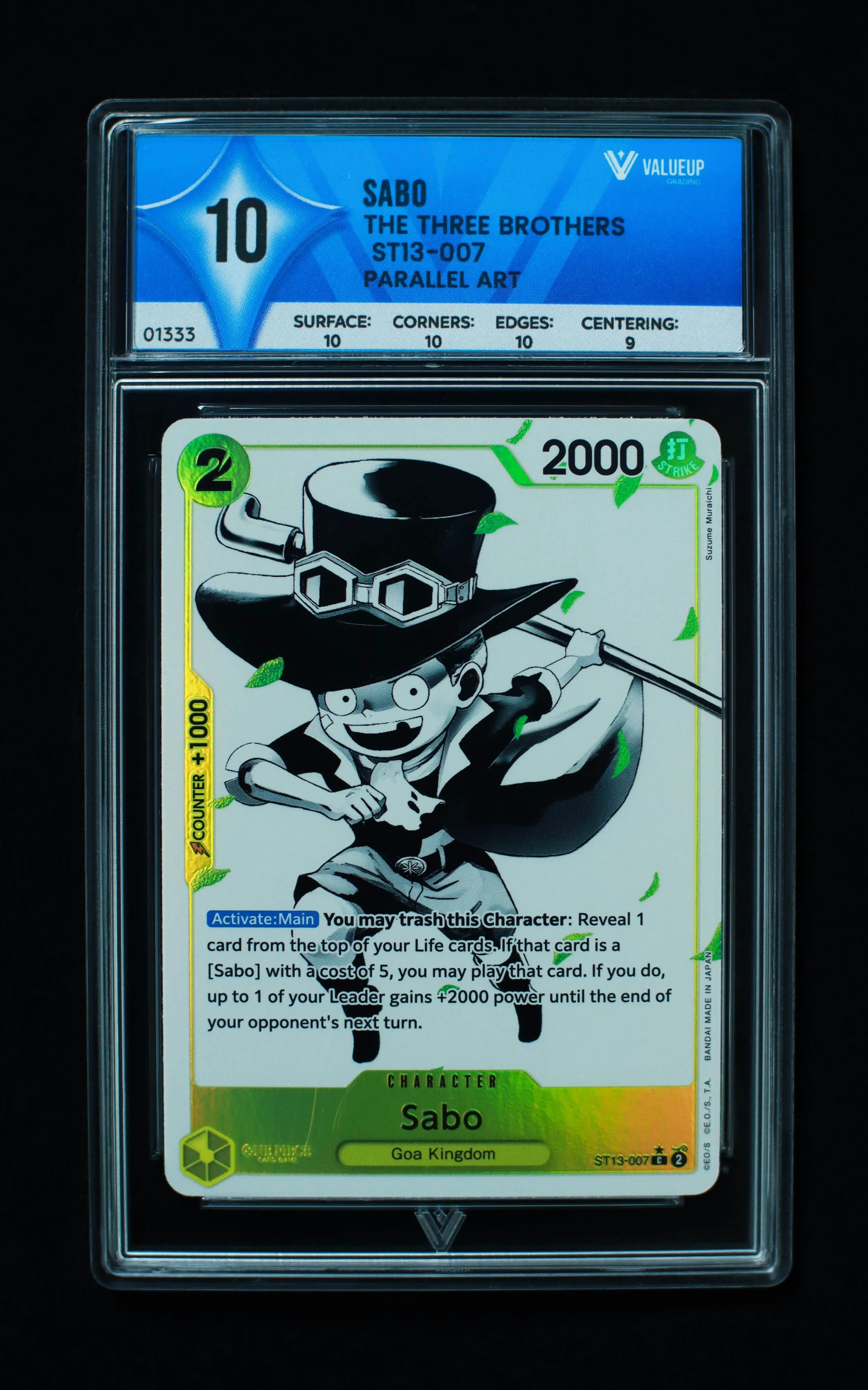 01333 SABO Grading Card
