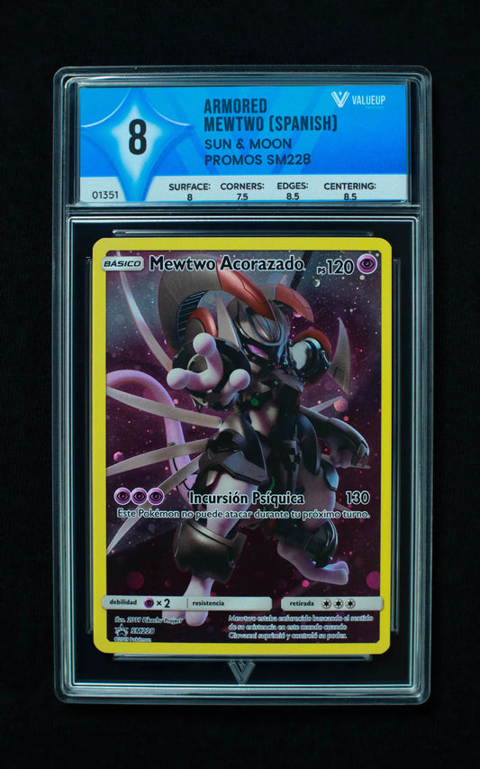 01351 ARMORED MEWTWO (SPANISH) Grading Card