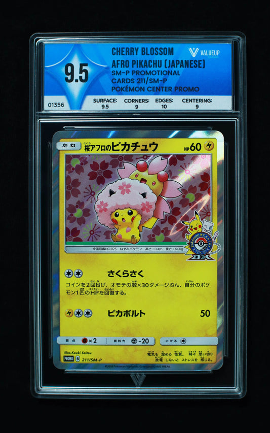 01356 CHERRY BLOSSOM AFRO PIKACHU (JAPANESE) Grading Card