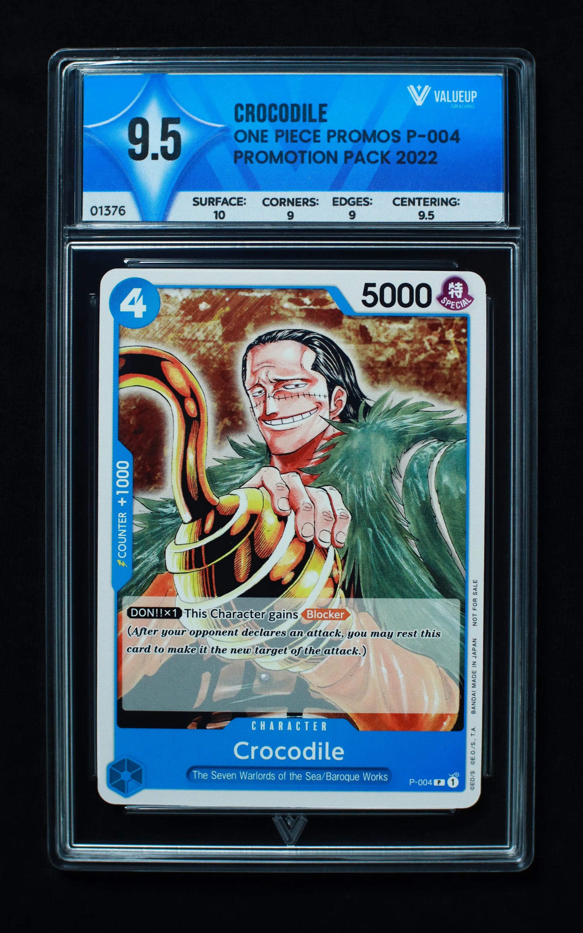 01376 CROCODILE Grading Card