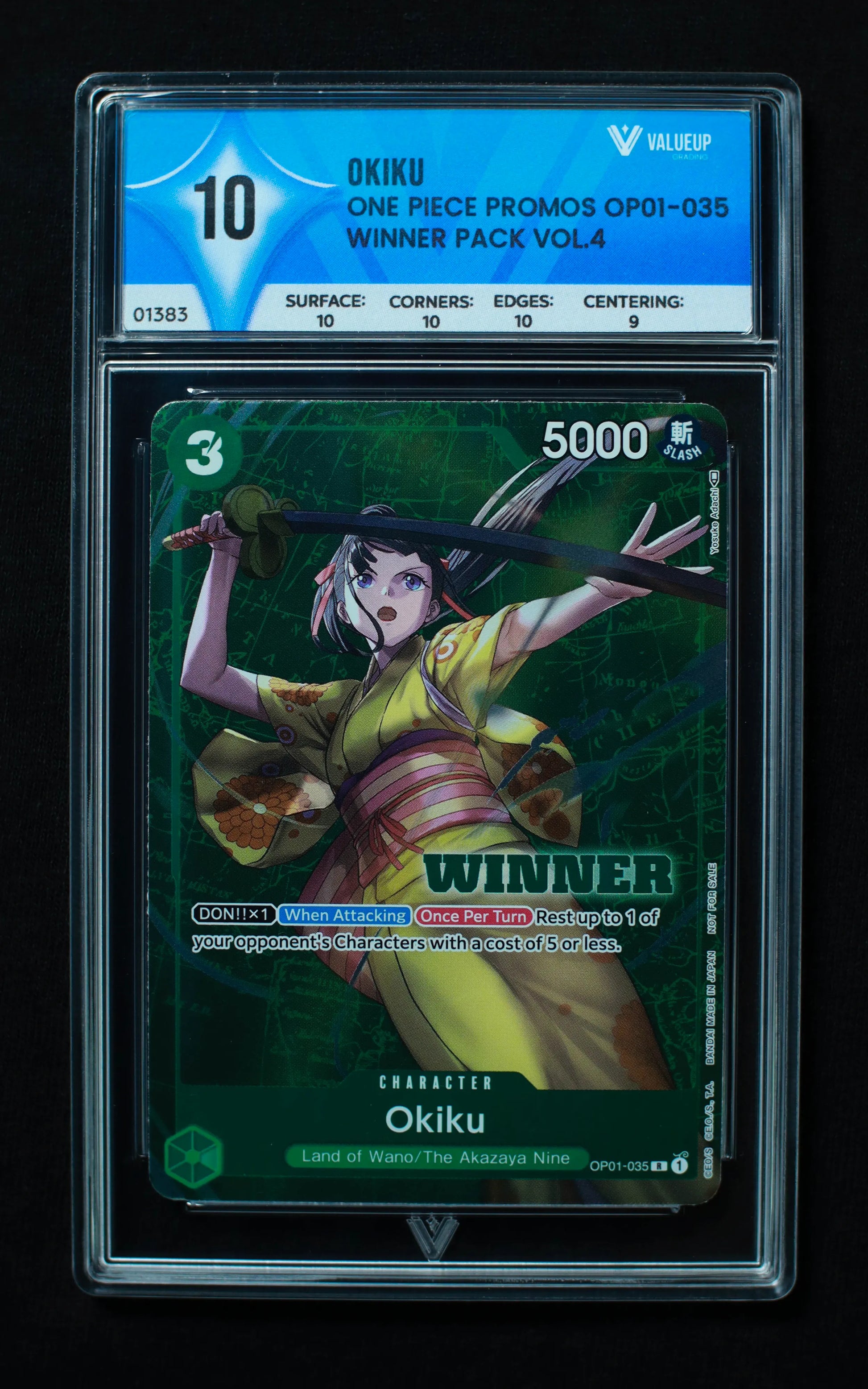 01383 OKIKU Grading Card