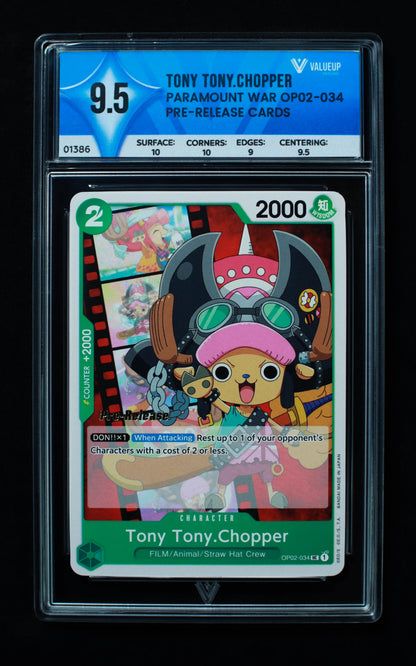 01386 TONY TONY. CHOPPER Grading Card