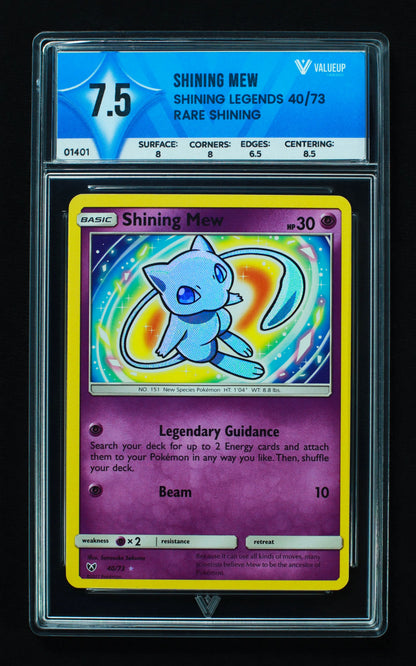 01401 SHINING MEW Grading Card