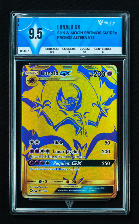 01407 LUNALA GX Grading Card