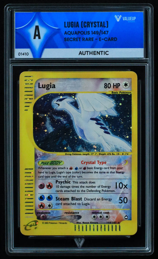01410 LUGIA (CRYSTAL) Grading Card