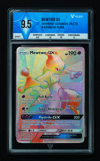 01411 MEWTWO GX Grading Card