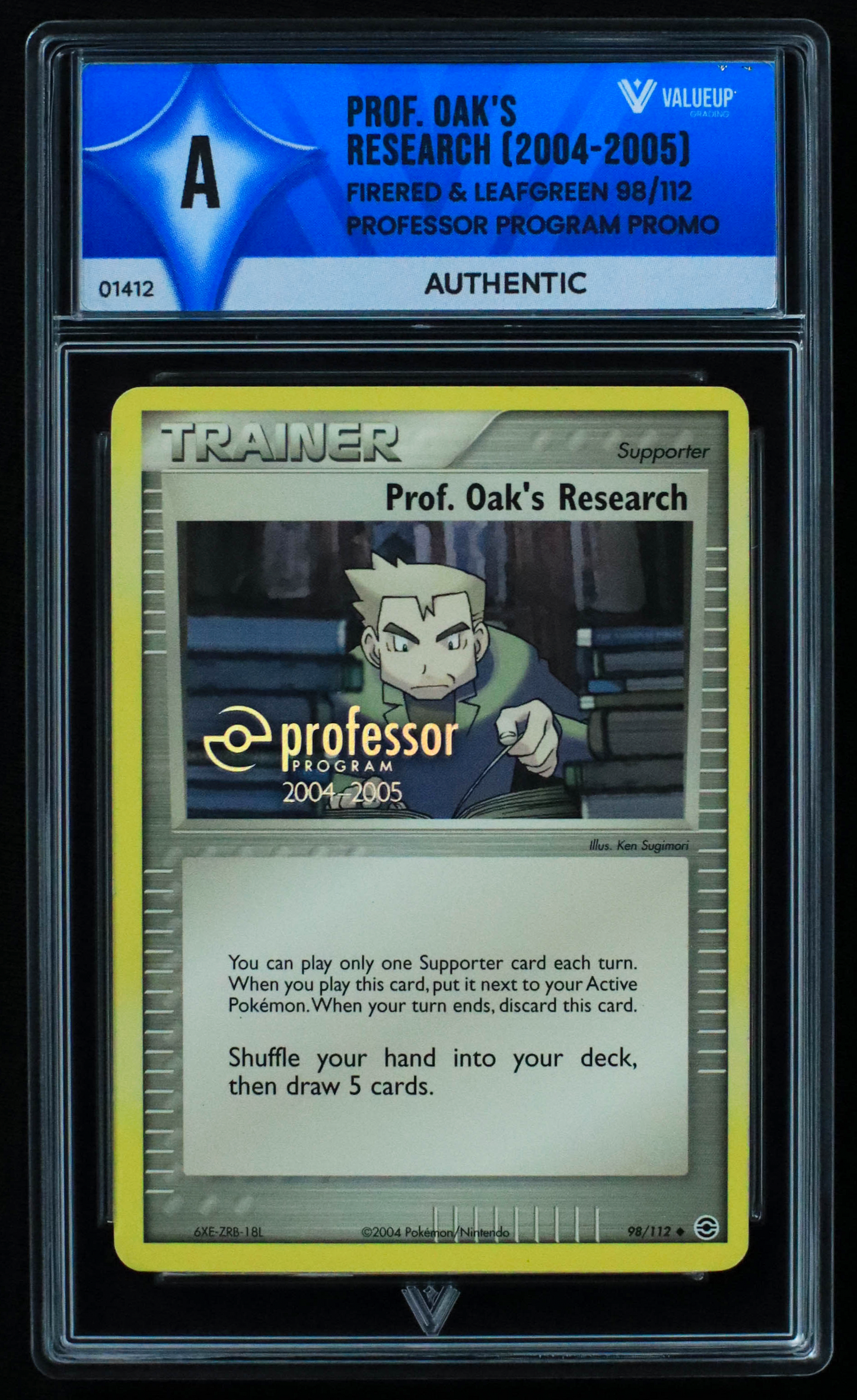 01412 PROF. OAK'S RESEARCH (2004-2005)