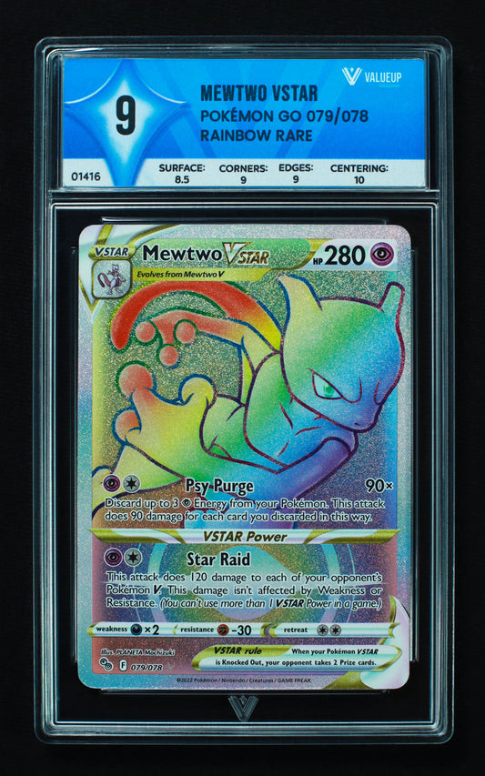 01416 MEWTWO VSTAR Grading Card