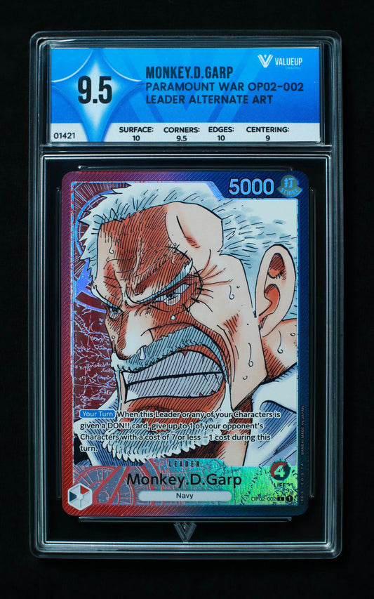 01421 MONKEY.D.GARP Grading Card