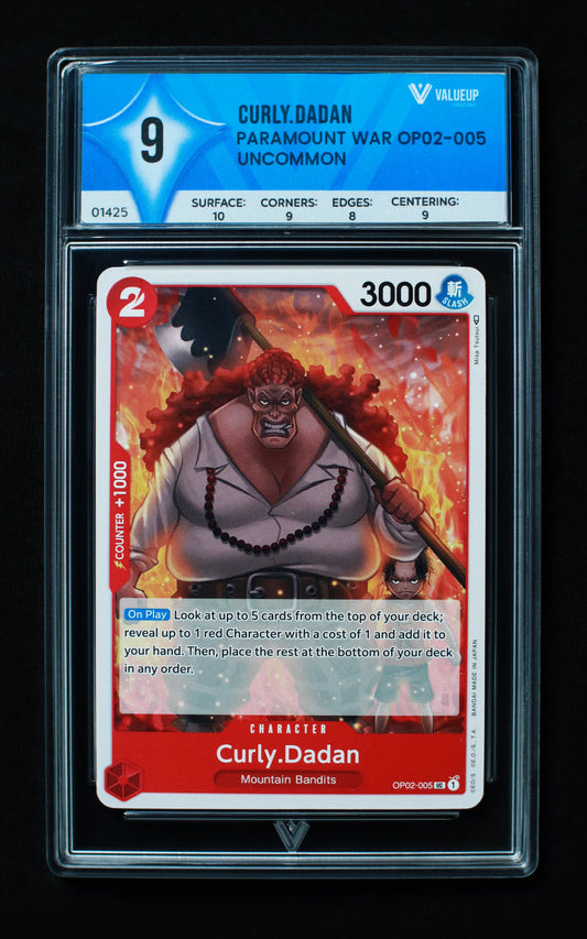 01425 CURLY.DADAN Grading Card