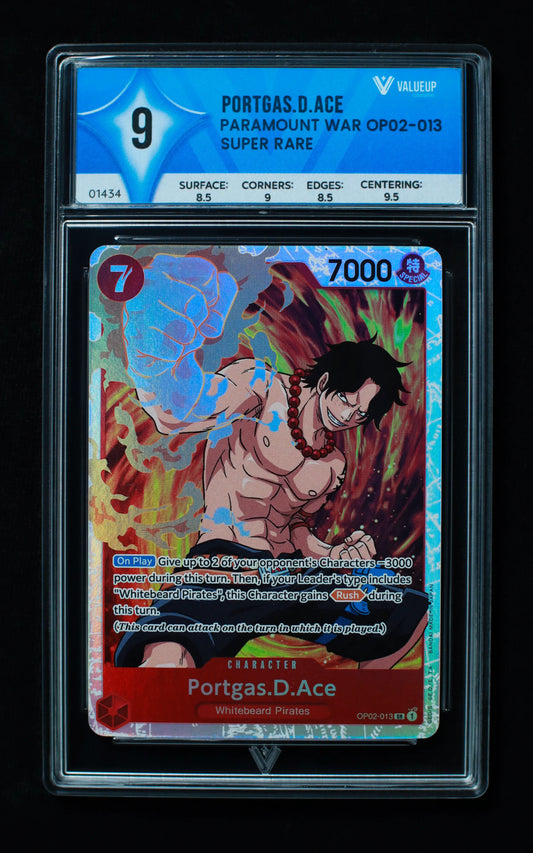 01434 PORTGAS.D.ACE Grading Card